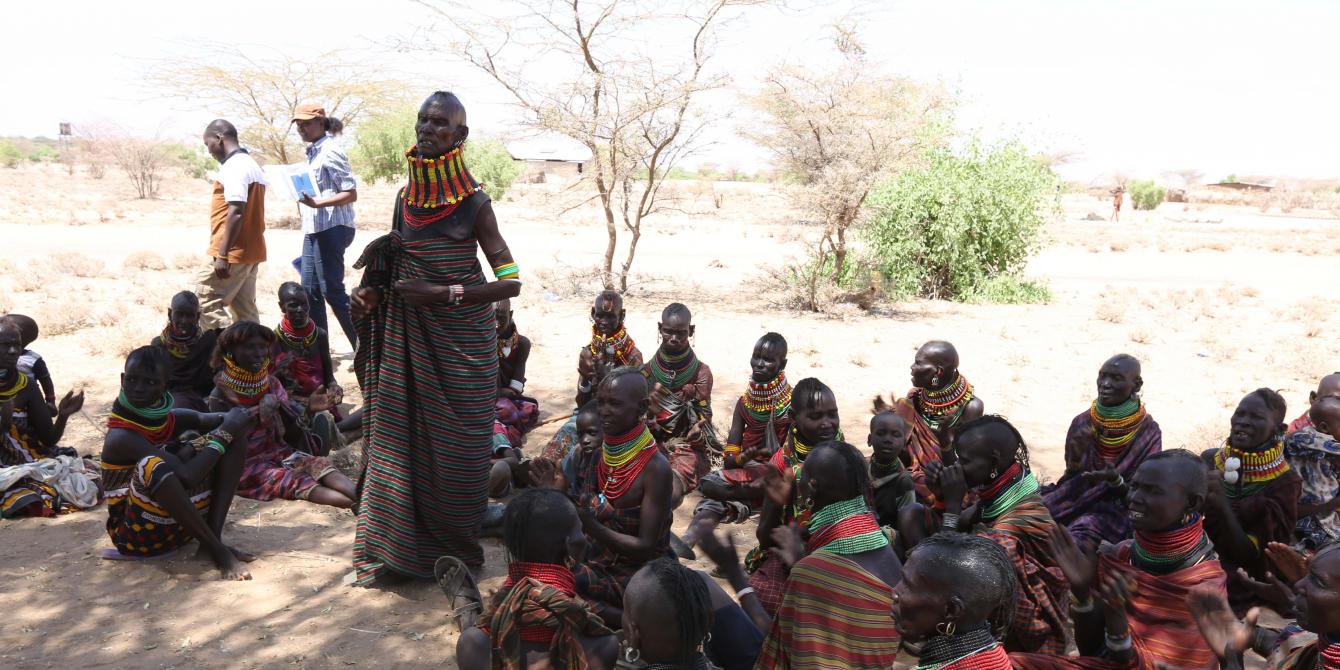 Community meeting on oil and gas in Lokichar, Turkana. Photo Credit: LightBox Limited Community meeting on oil and gas in Lokichar, Turkana. Photo Credit: LightBox Limited
